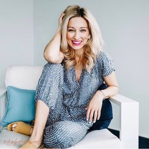 Blue and white jumpsuit!